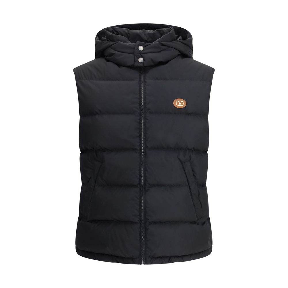 Valentino Vlogo Signature Down Vest - Hilstor