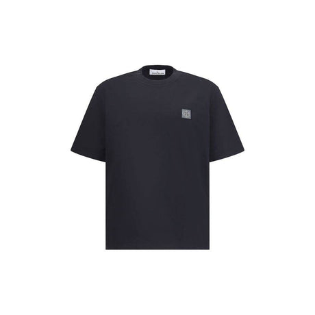 Stone Island T-Shirt with logo patch - Hilstor