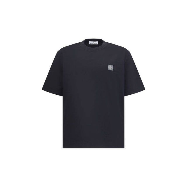 Stone Island T-Shirt with logo patch - Hilstor