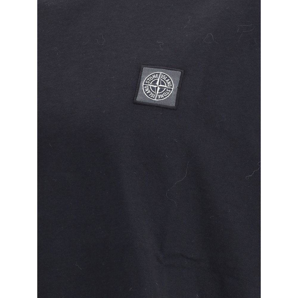 Stone Island T-Shirt with logo patch - Hilstor