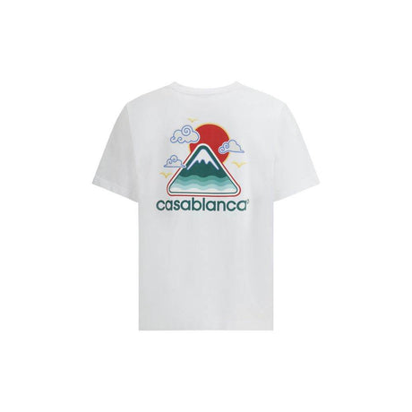 Casablanca Montagne OndulÉe Screen printed Tshirt - Hilstor