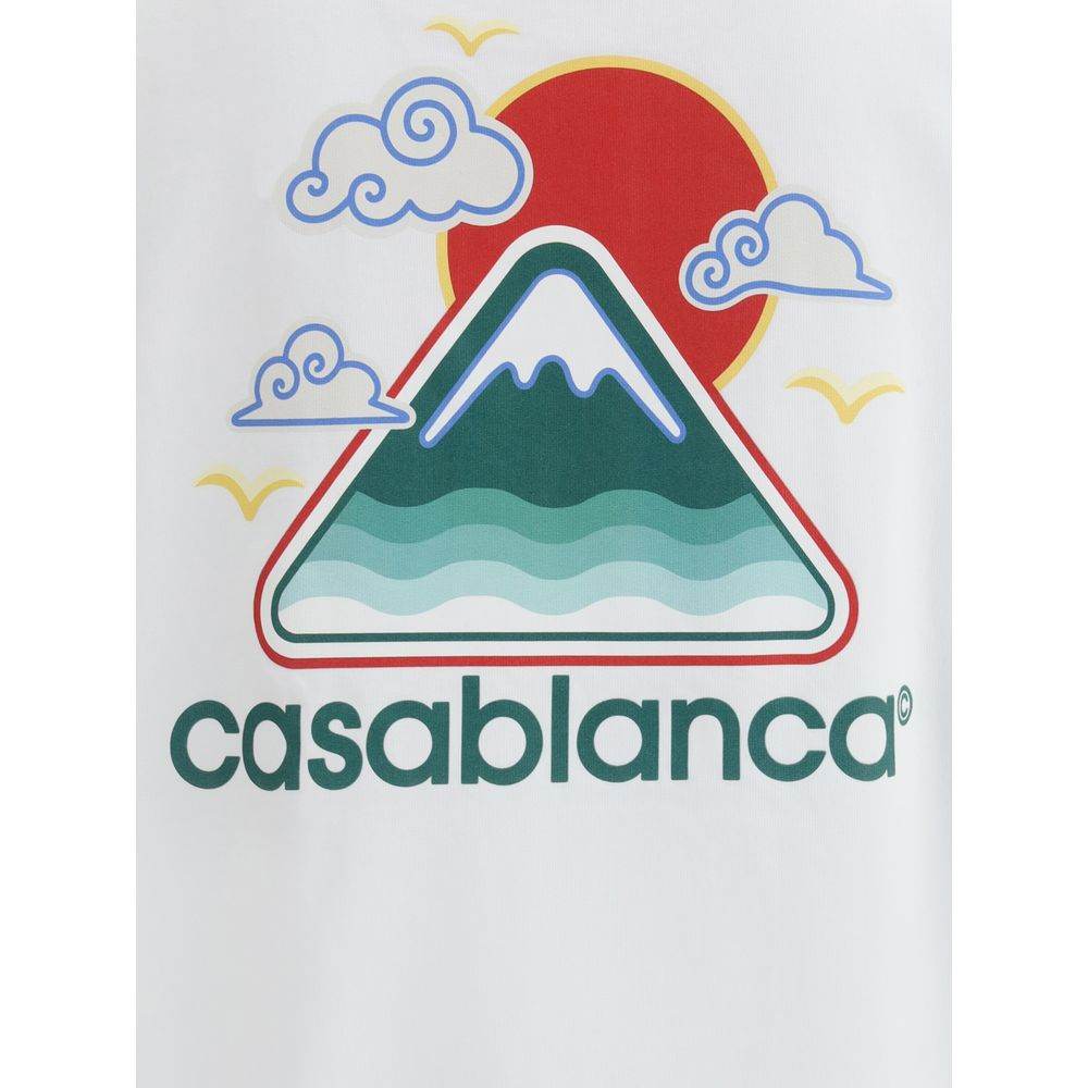 Casablanca Montagne OndulÉe Screen printed Tshirt - Hilstor
