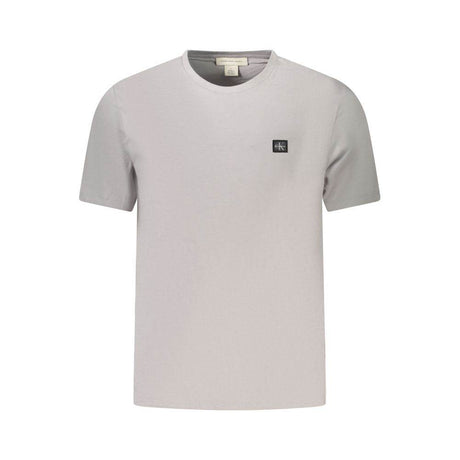 Calvin Klein Gray Cotton Men T-Shirt - Hilstor