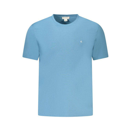Calvin Klein Blue Cotton Men T-Shirt - Hilstor