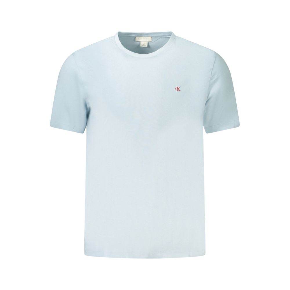 Calvin Klein Blue Cotton Men T-Shirt - Hilstor