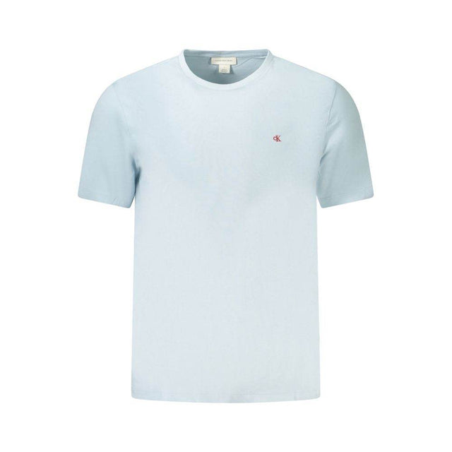 Calvin Klein Blue Cotton Men T-Shirt - Hilstor