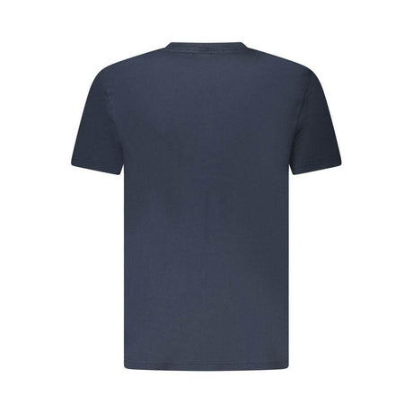 Hugo Boss Blue Cotton Men T-Shirt - Hilstor