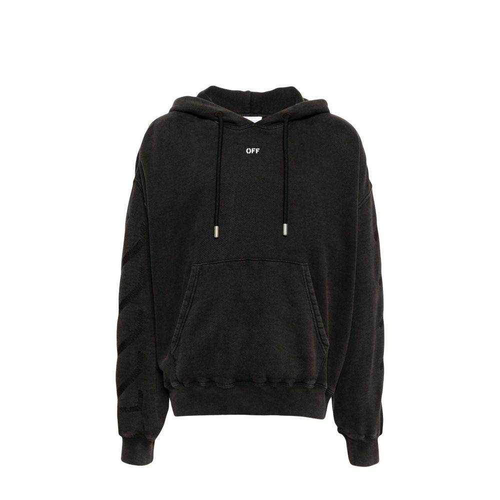 Off-White St. Matthew Over Cotton Hoodie Sweatshirt - Hilstor