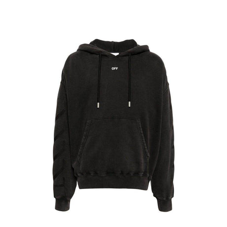 Off-White St. Matthew Over Cotton Hoodie Sweatshirt - Hilstor