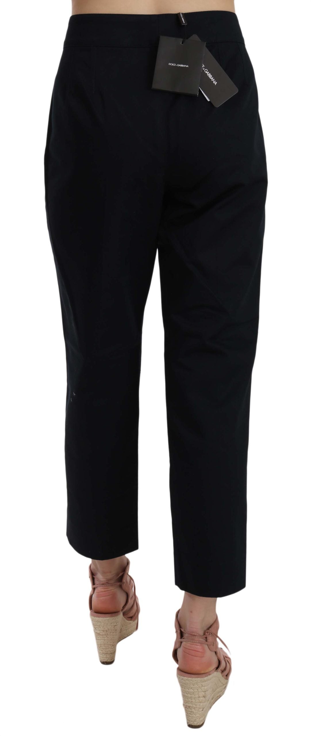 Dolce &amp; Gabbana Sorte Cropped Front Button Decorated Pants