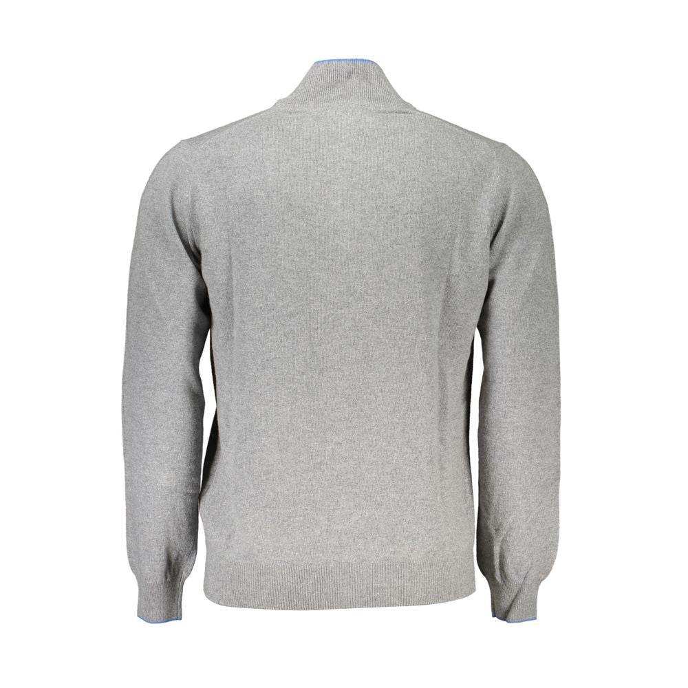 Harmont & Blaine Gray Fabric Sweater - Hilstor