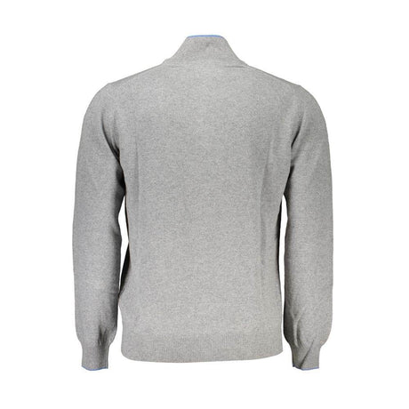 Harmont & Blaine Gray Fabric Sweater - Hilstor