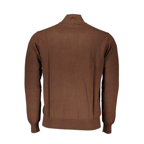 Harmont & Blaine Brown Cotton Sweater - Hilstor