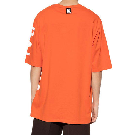 Balmain Orange Cotton T-Shirt - Hilstor