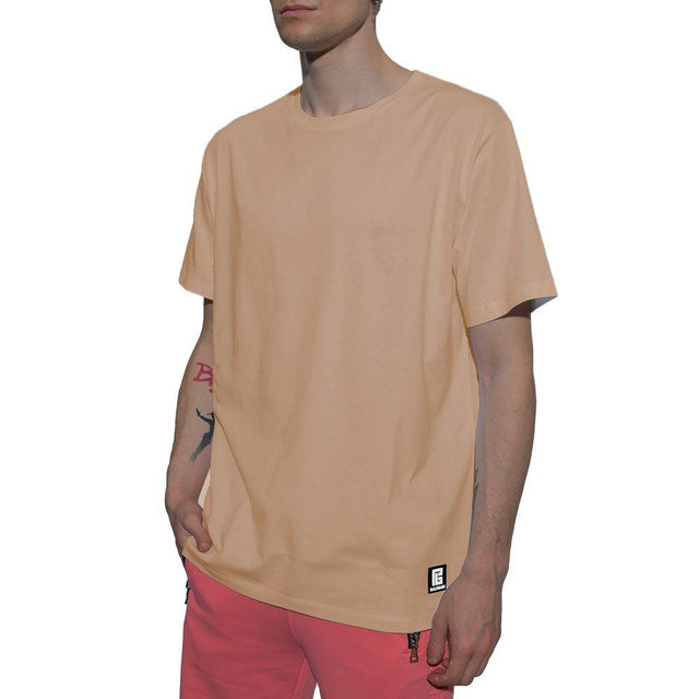 Balmain Brown Cotton T-Shirt - Hilstor