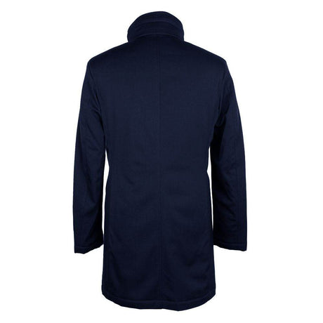 Made in Italy Blue Wool Men Jacket - Hilstor