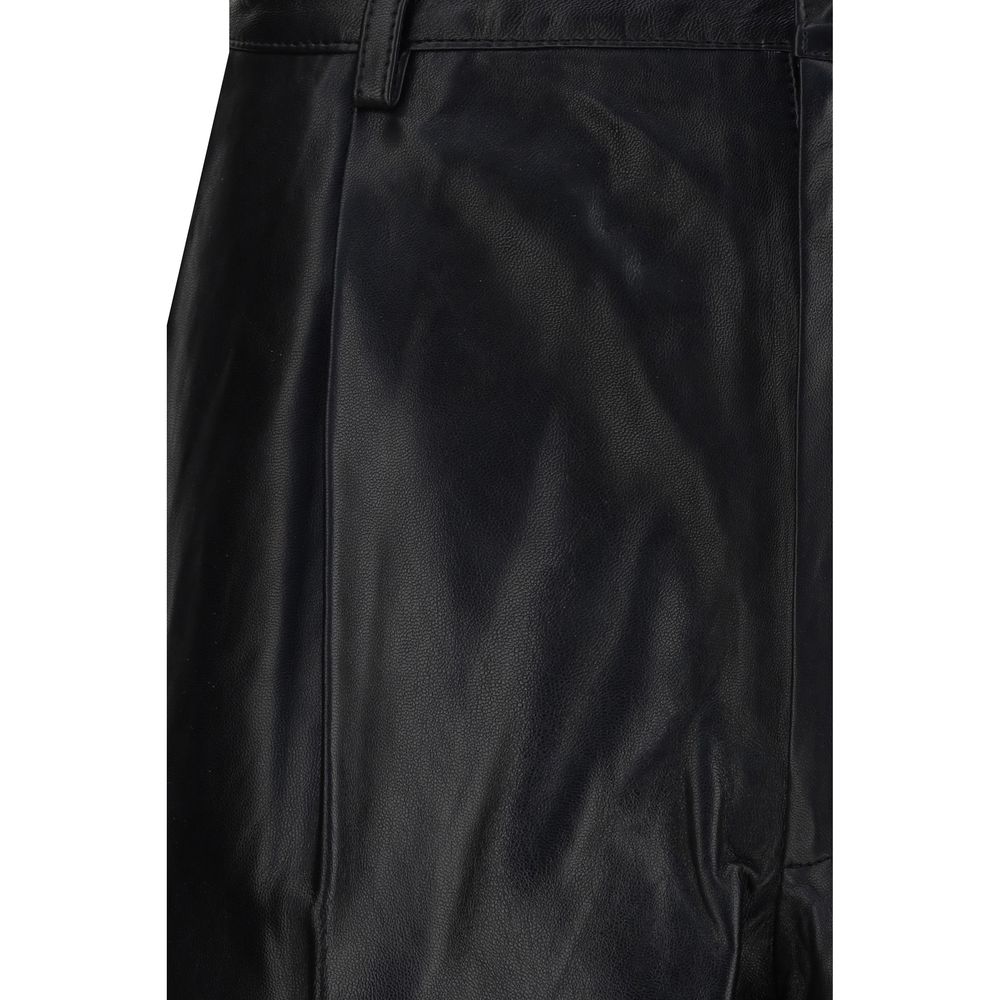 R13 Leather Shorts