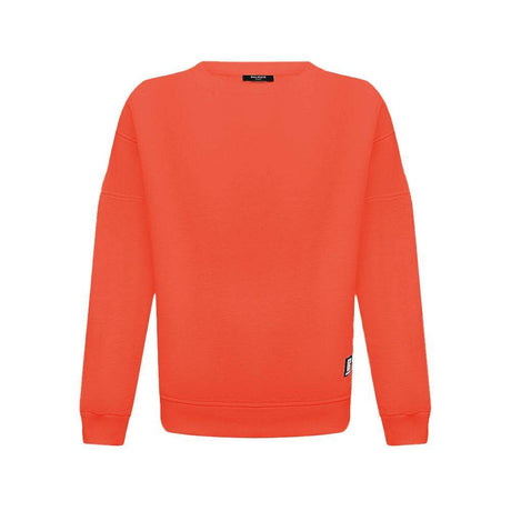 Balmain Orange Cotton Men Sweater - Hilstor