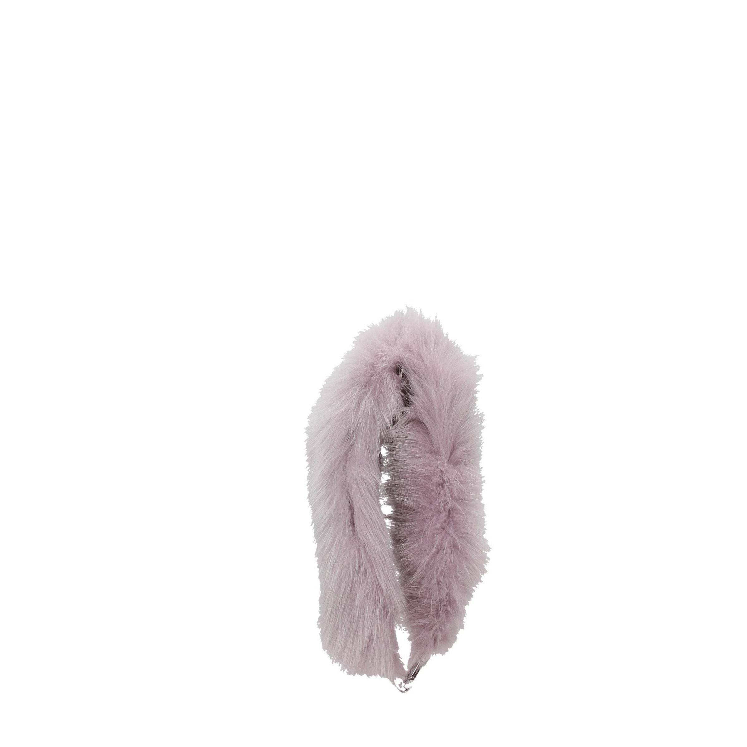 Miu Miu Purple Fur Shoulder Bags - Hilstor