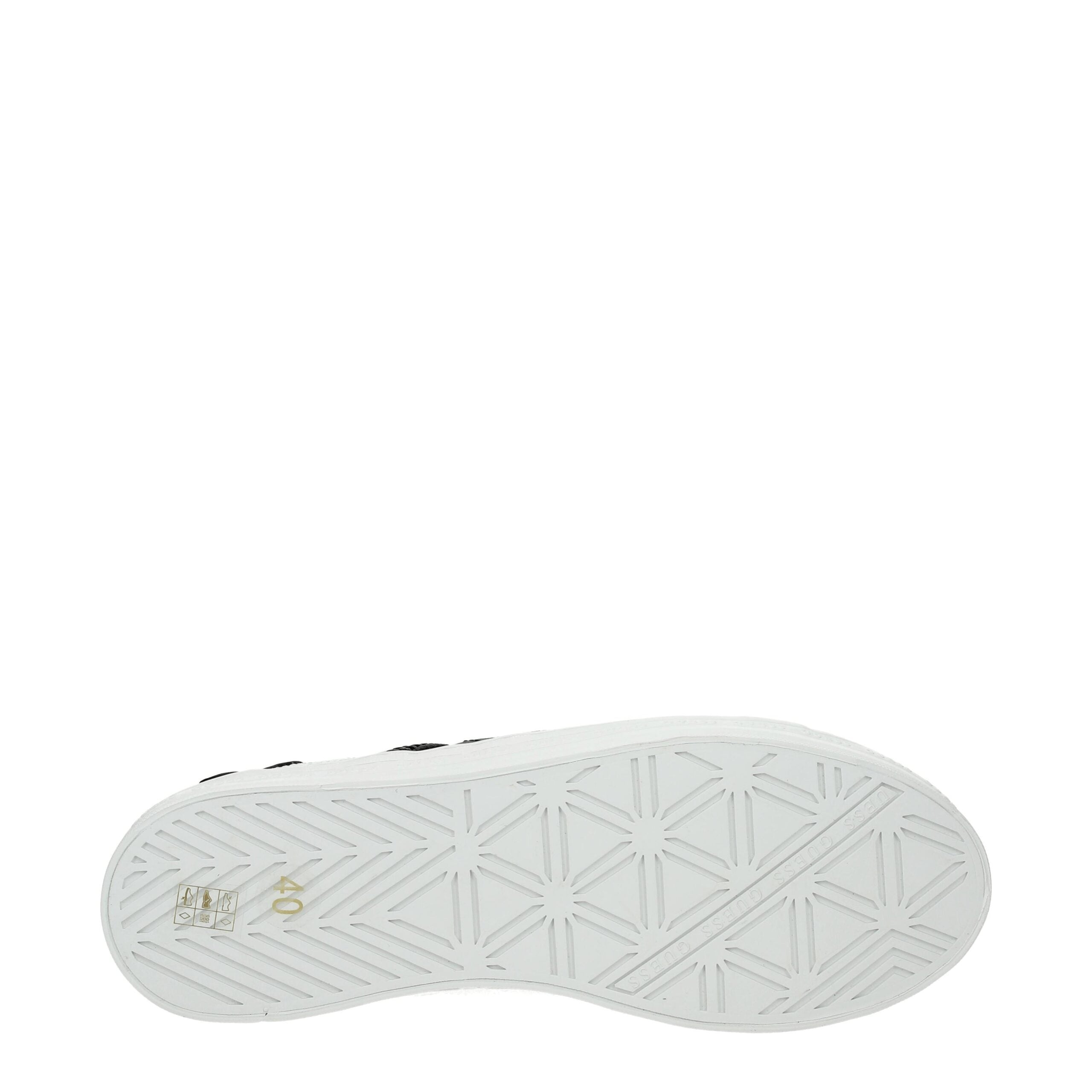 Guess White Polyethylene Platform Sneakers