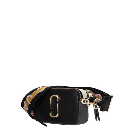 Marc Jacobs Black Leather Crossbody Bags - Hilstor