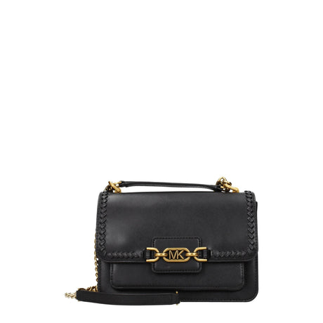 Michael Kors Black Leather Shoulder Bags - Hilstor
