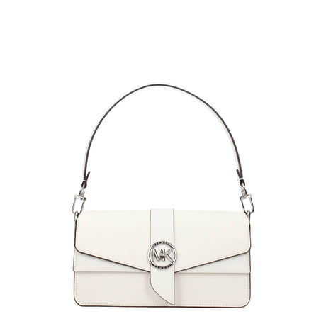 Michael Kors White Leather Handbags - Hilstor