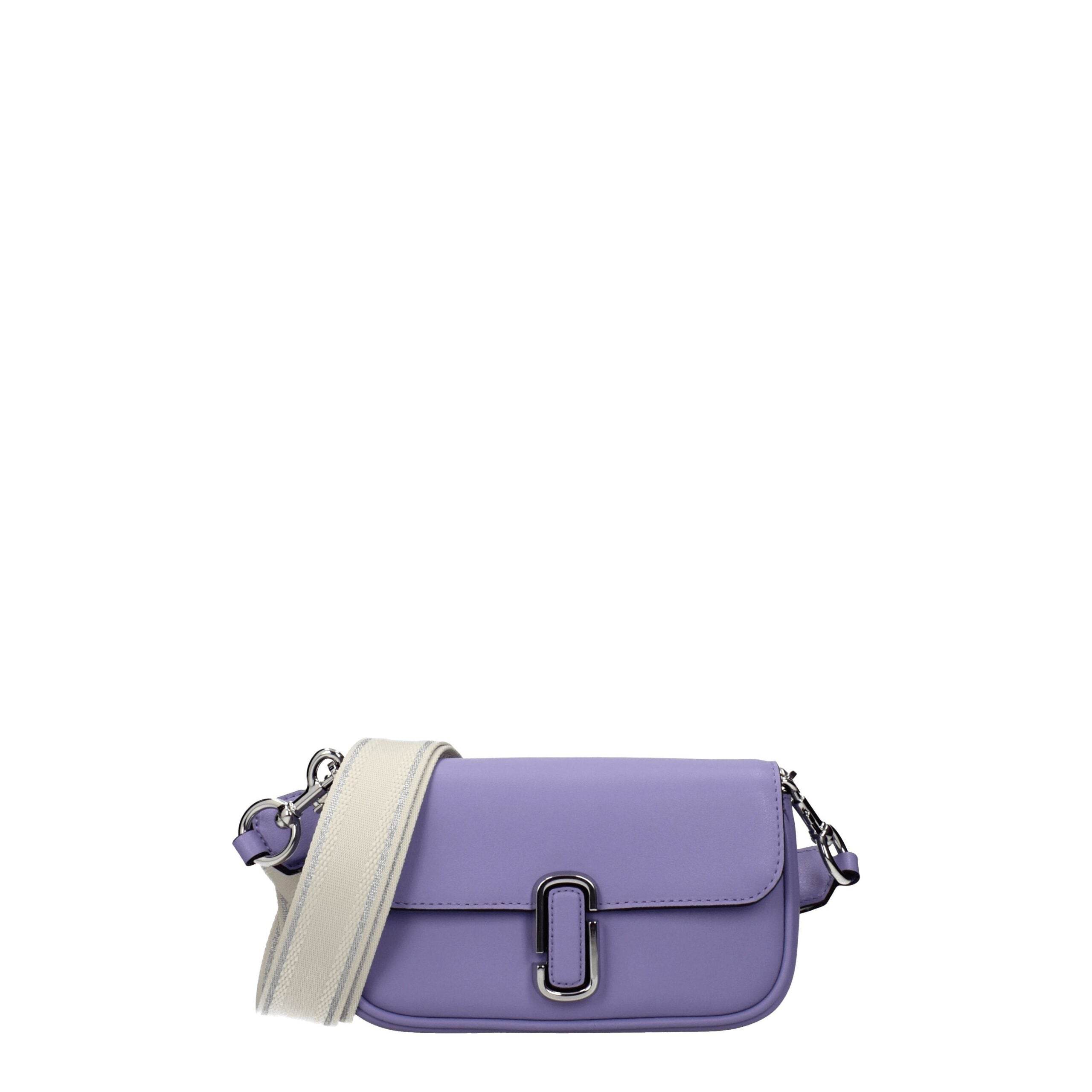 Marc Jacobs Purple Leather Crossbody Bags - Hilstor