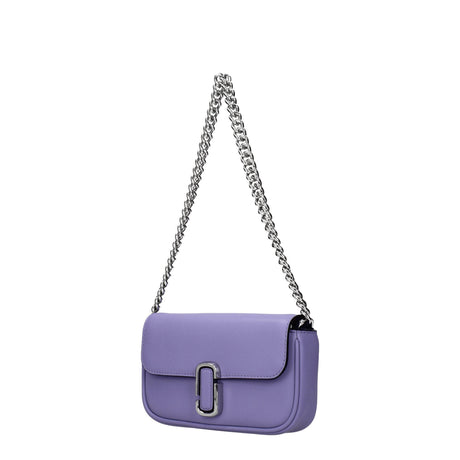 Marc Jacobs Purple Leather Crossbody Bags - Hilstor