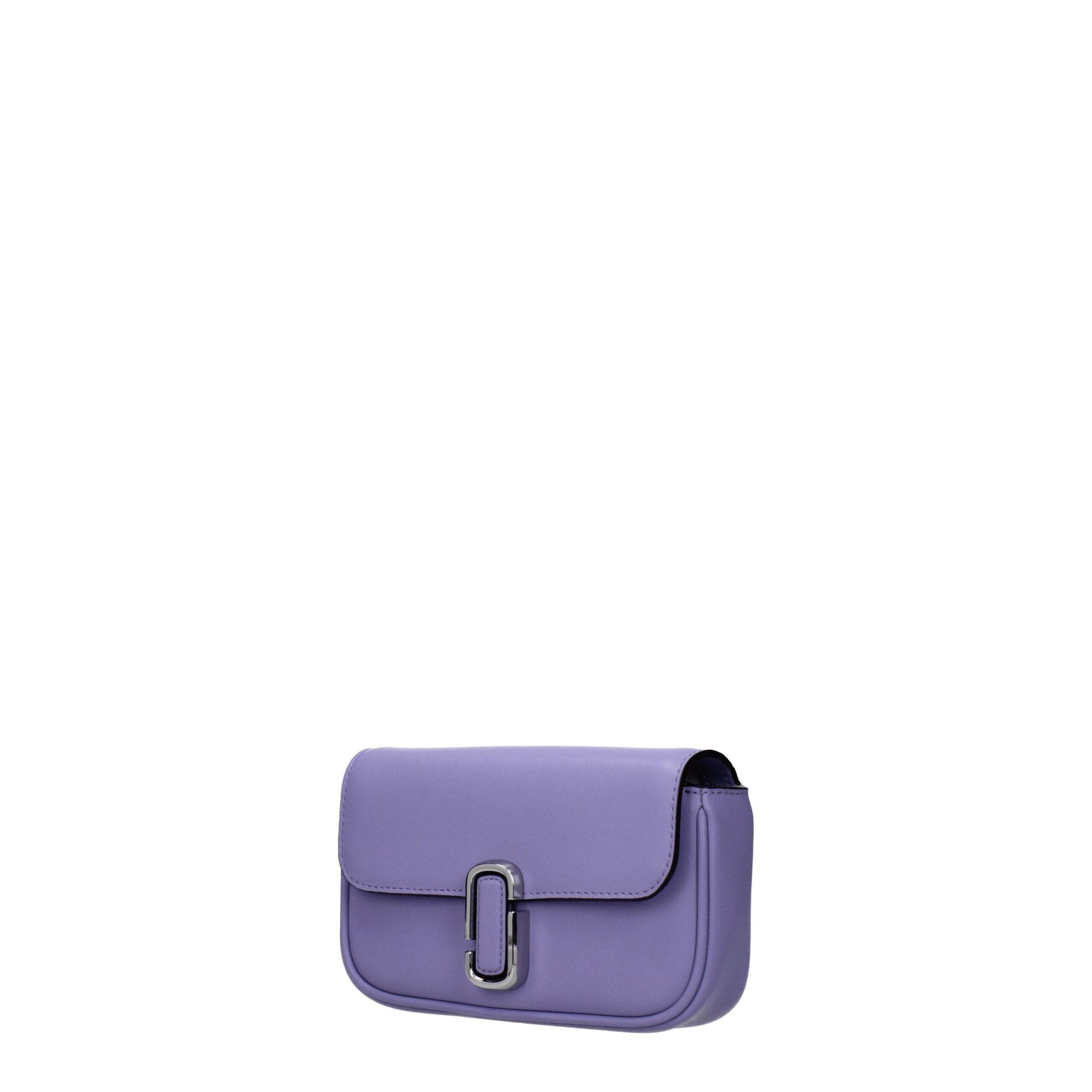 Marc Jacobs Purple Leather Crossbody Bags - Hilstor