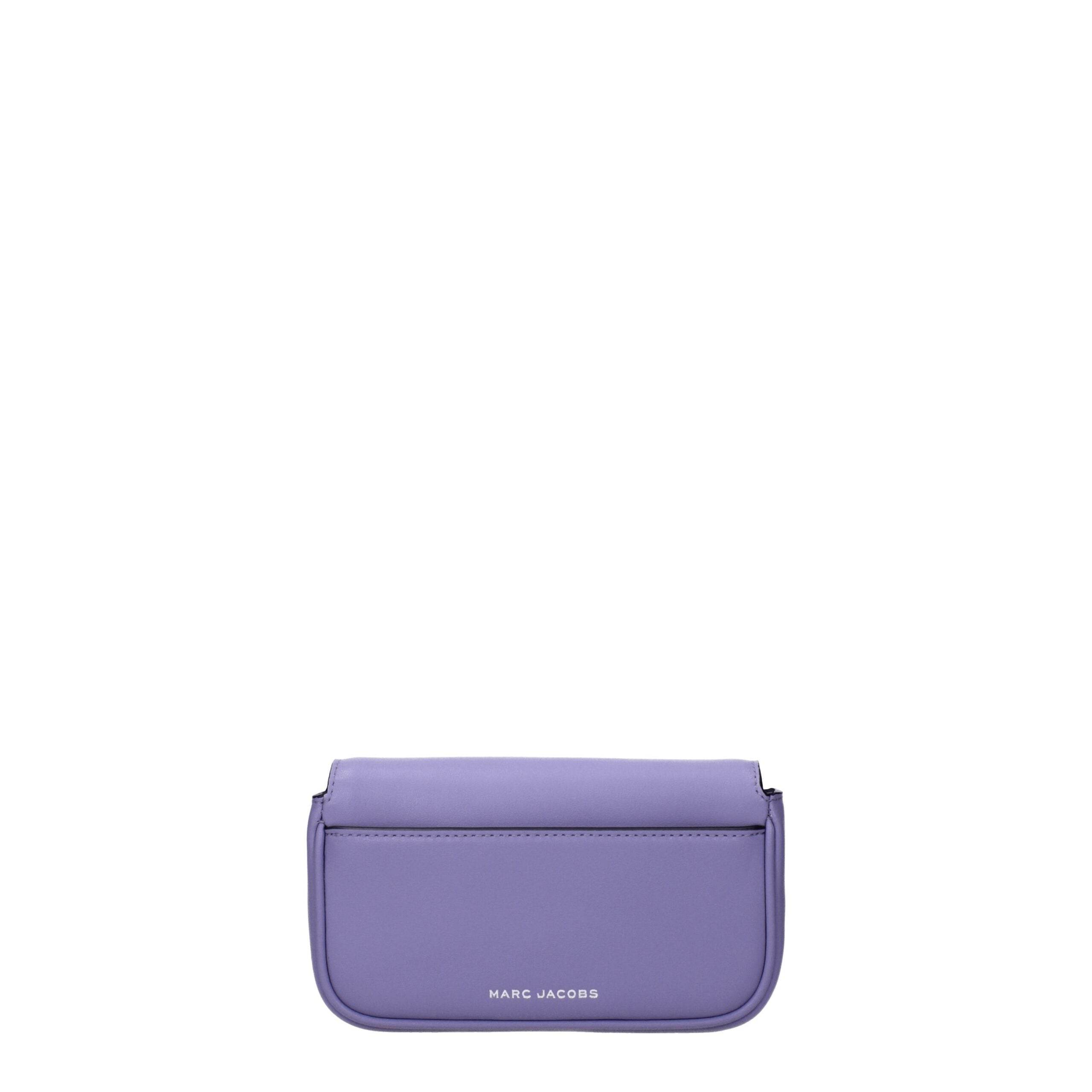 Marc Jacobs Purple Leather Crossbody Bags - Hilstor