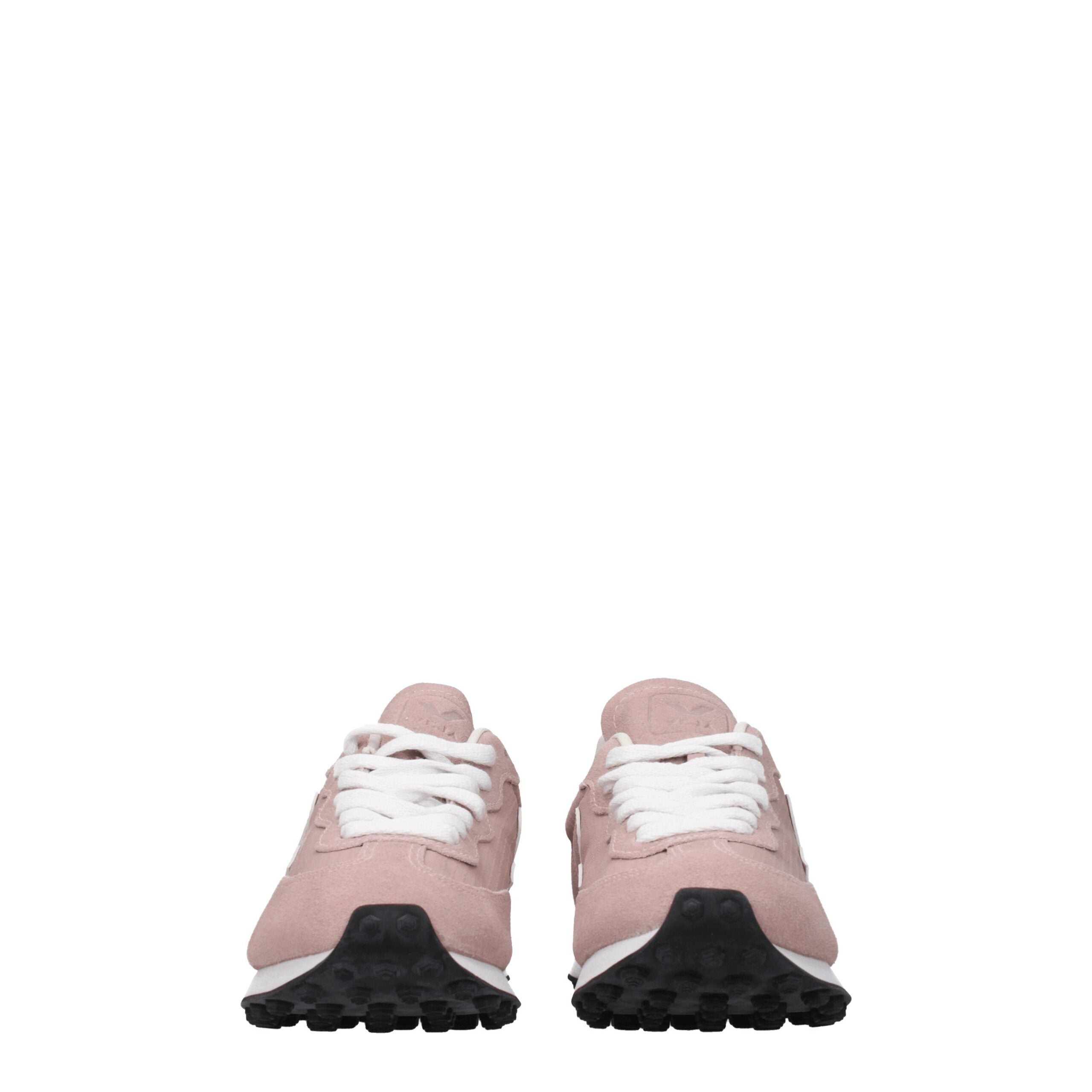 Veja Pink Leather Low Tops