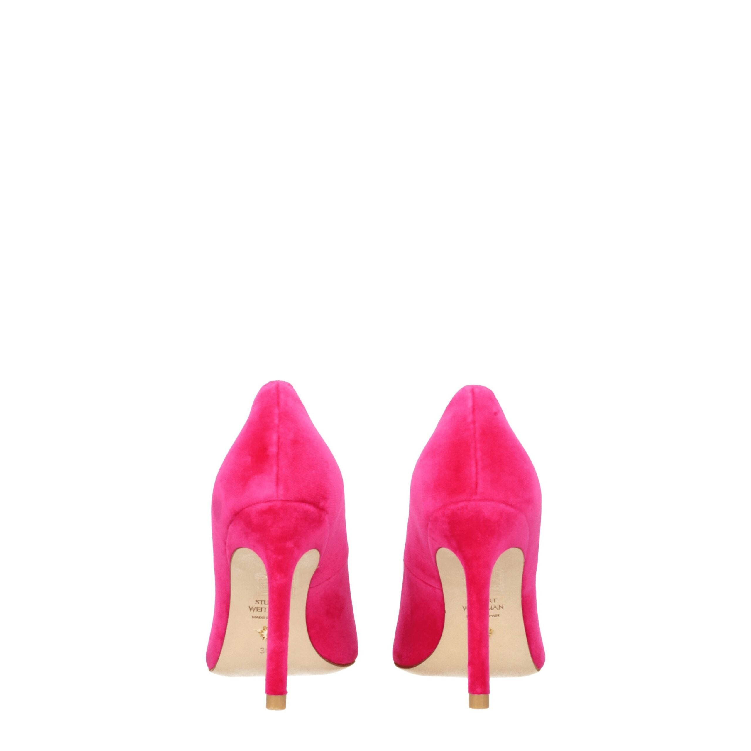 Stuart Weitzman Pink Velvet Broch