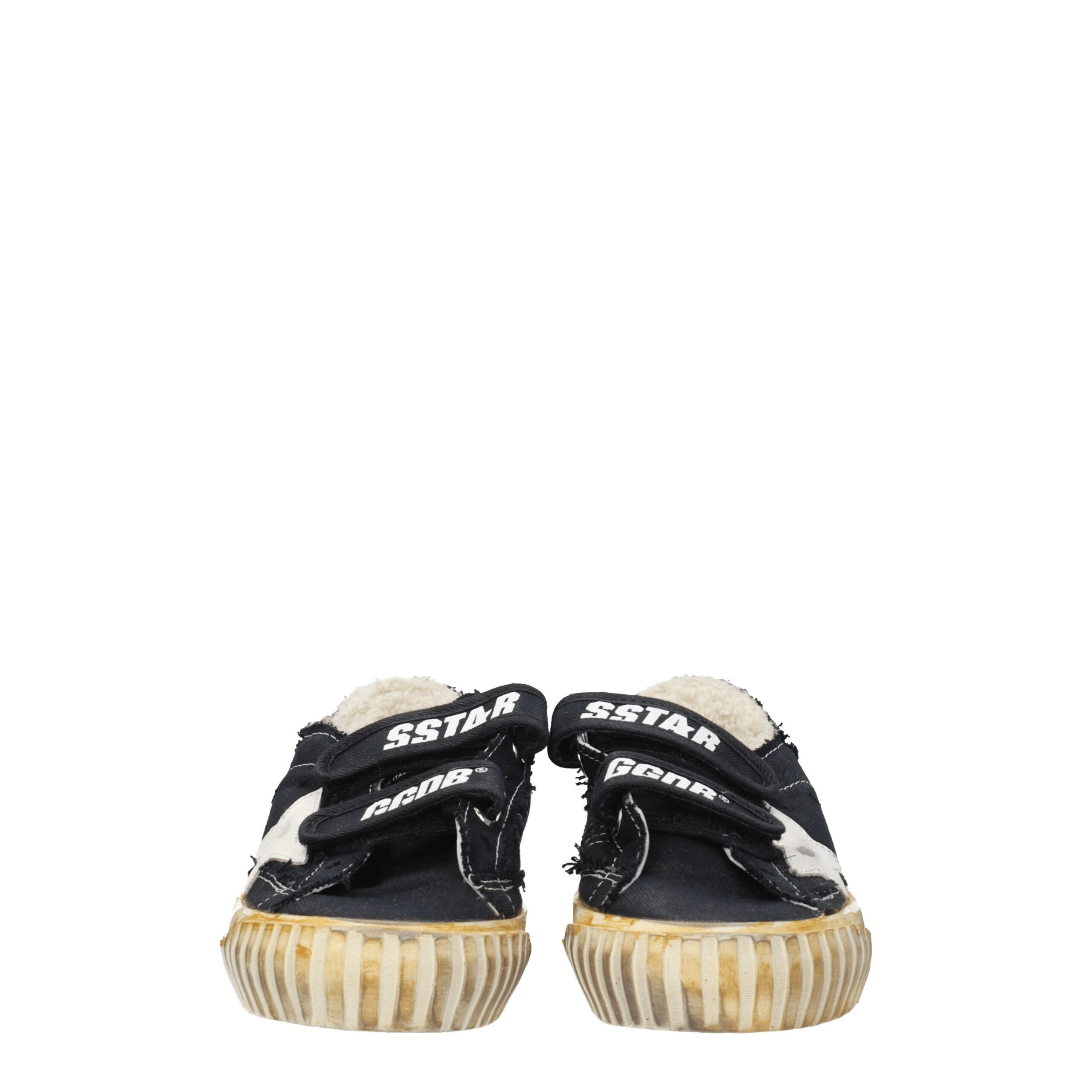 Golden Goose Black Fabric Sneakers