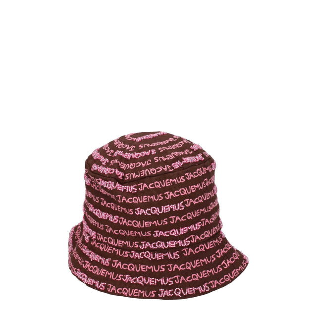 Jacquemus Brown Cotton Bucket Hats - Hilstor