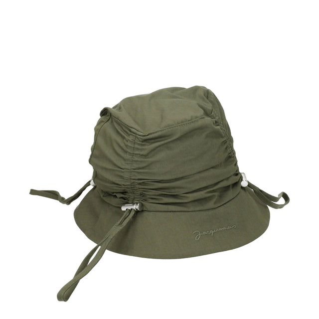 Jacquemus Green Cotton Bucket Hats - Hilstor