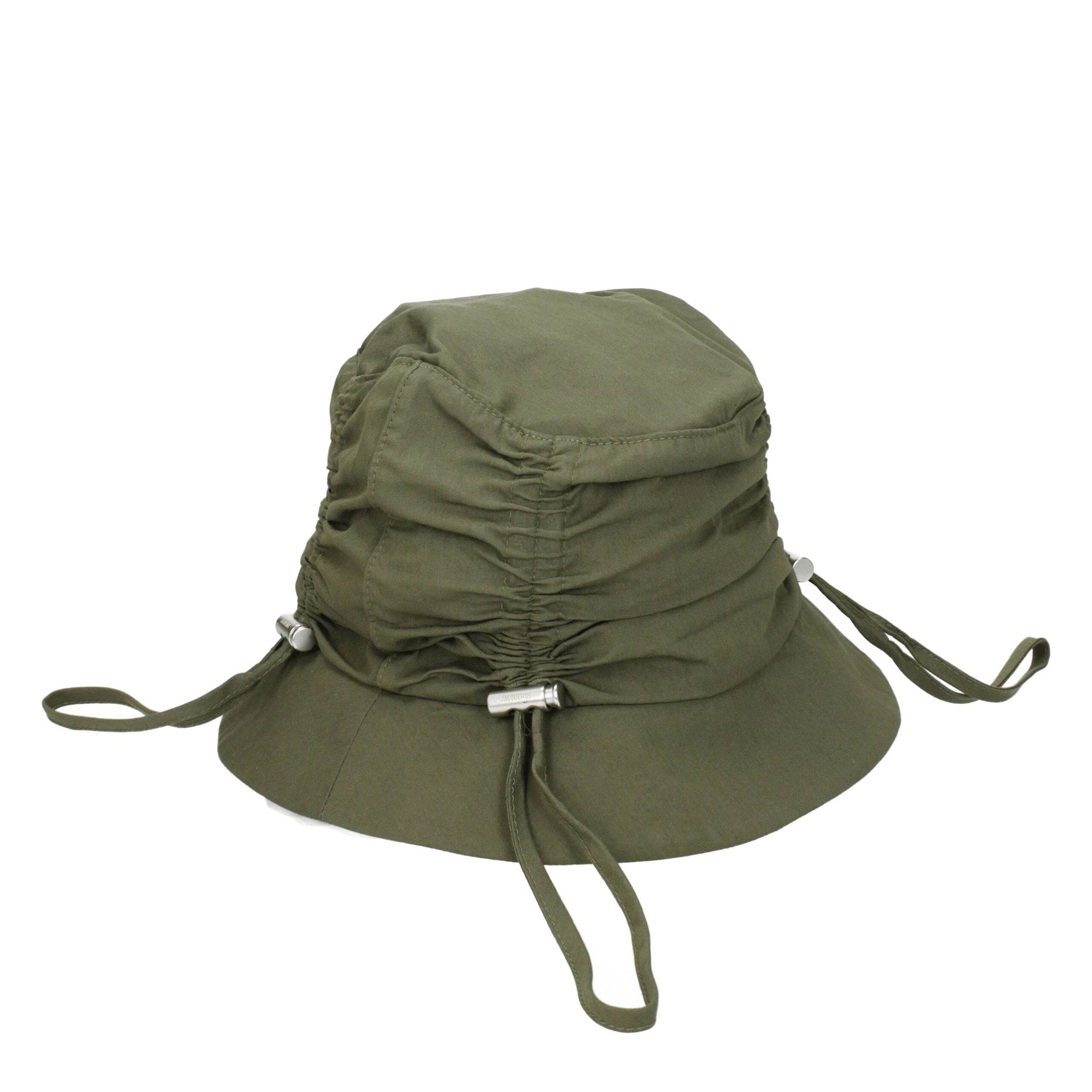 Jacquemus Green Cotton Bucket Hats - Hilstor