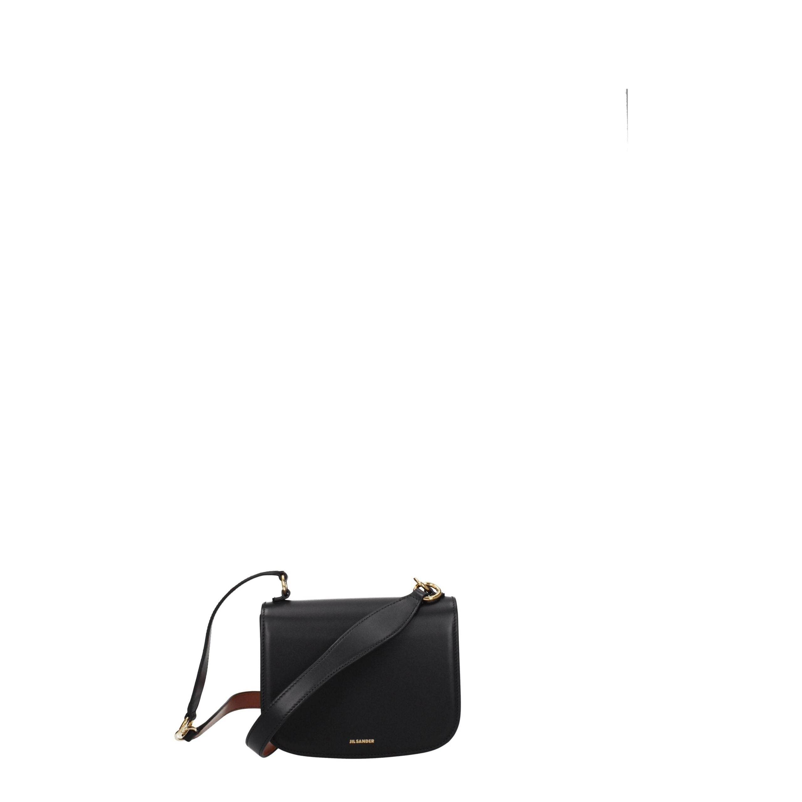 Jil Sander Black Leather Handbags - Hilstor