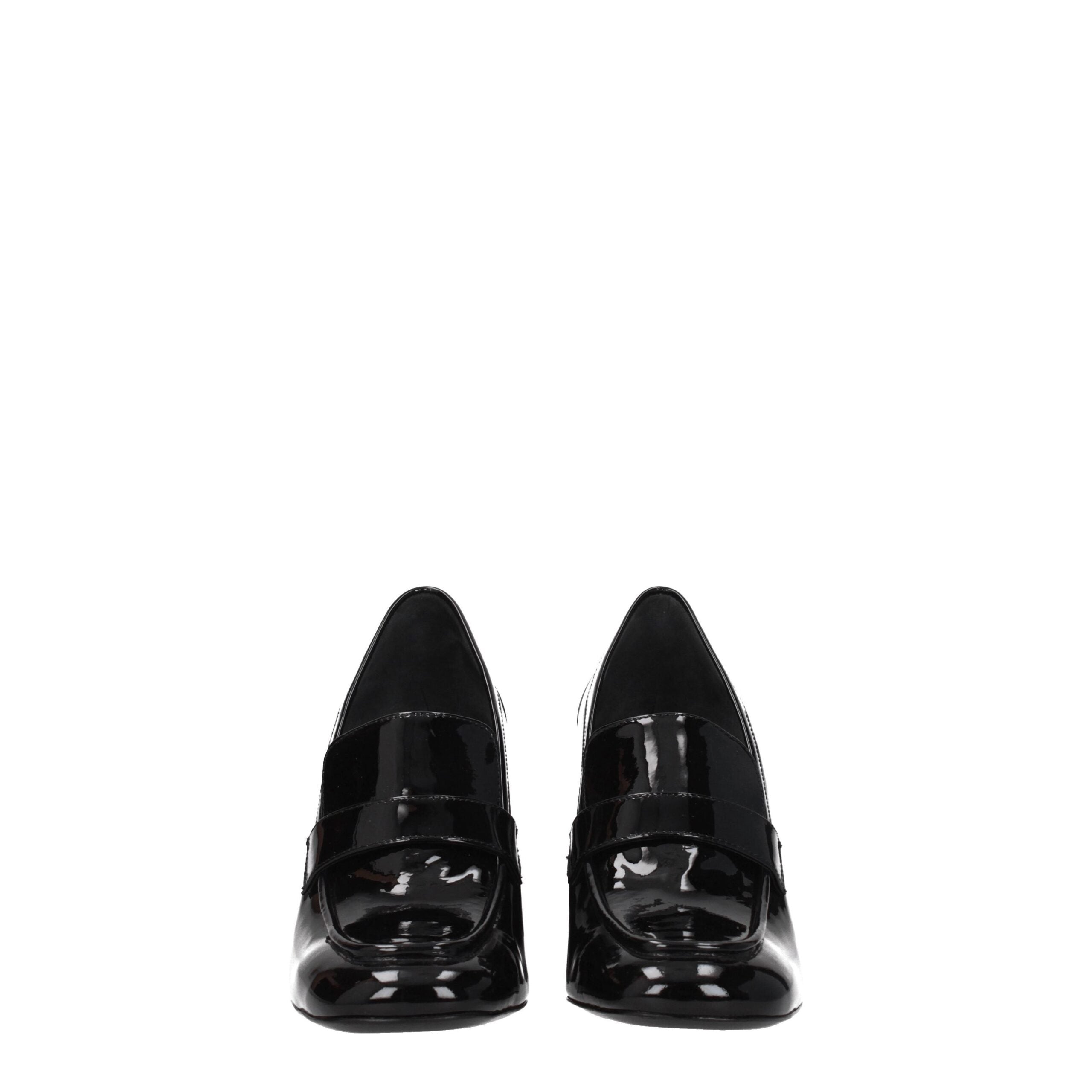 Stuart Weitzman Black Leather Broch
