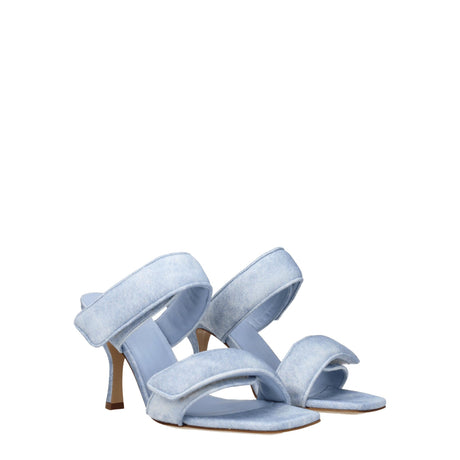 Giaborghini Blue Fabric Sandal