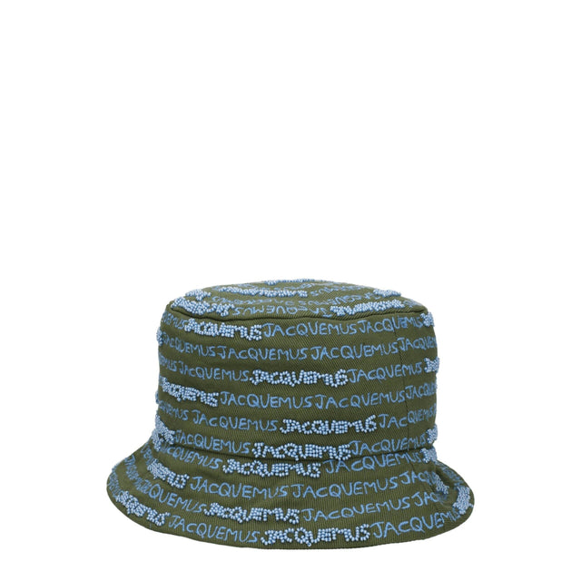 Jacquemus Green Cotton Bucket Hats - Hilstor
