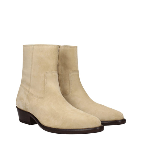 Isabel Marant Beige Leather Ankle