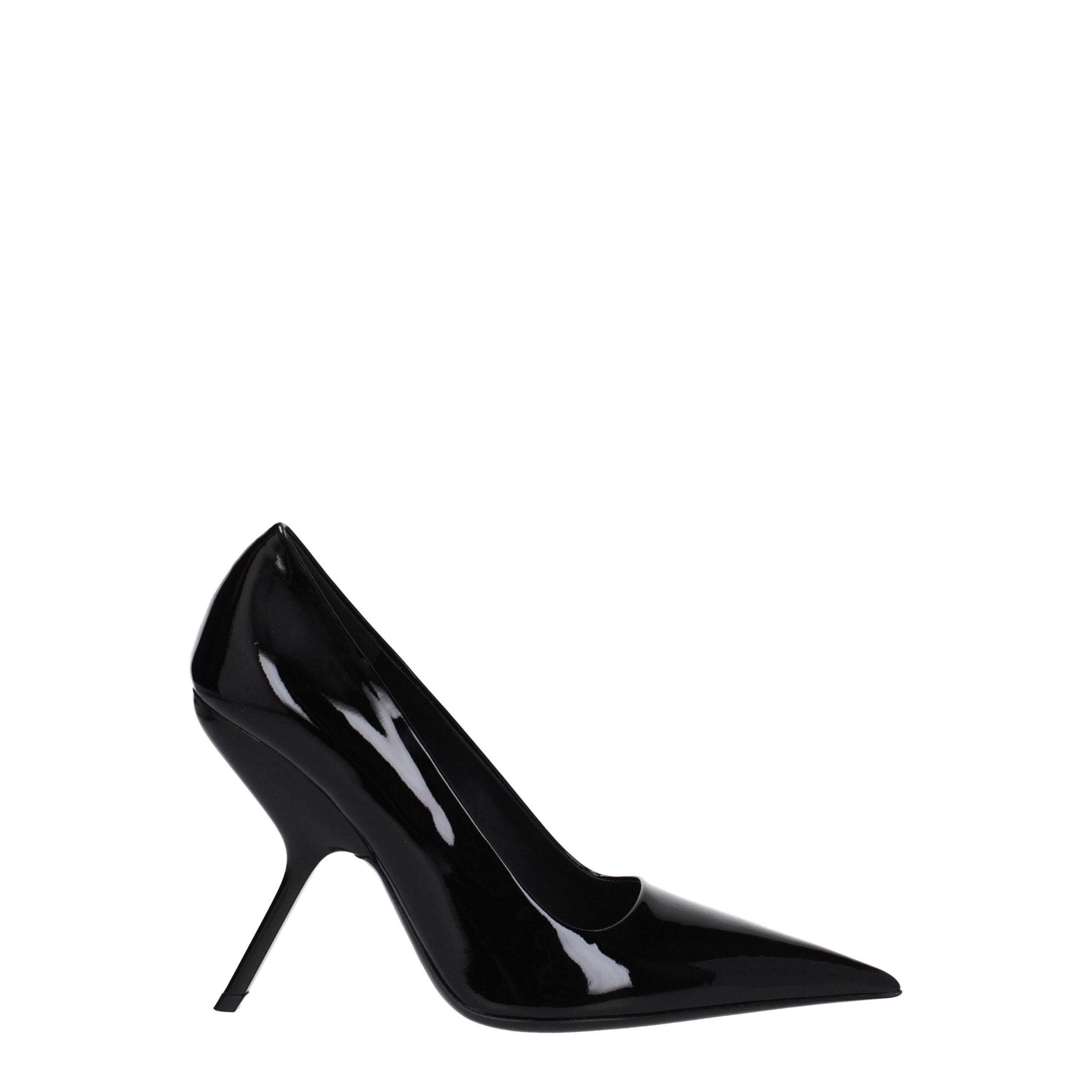 Salvatore Ferragamo Black Leather Broch
