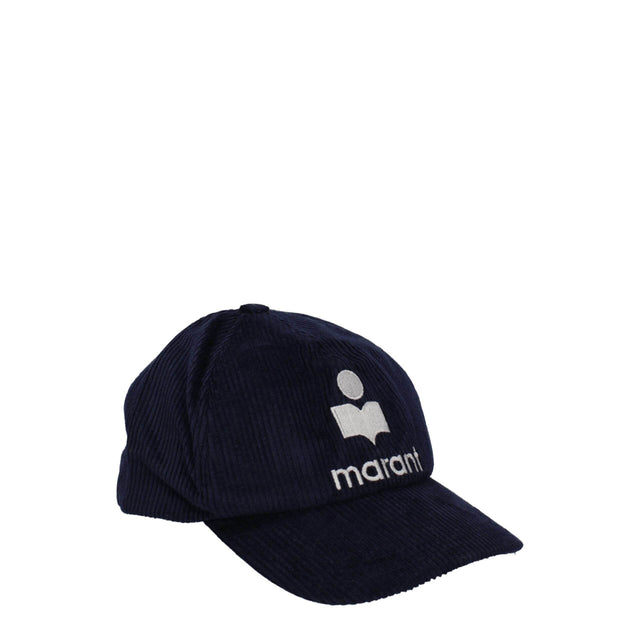 Isabel Marant Blue Cotton Caps (Baseball Hat) - Hilstor