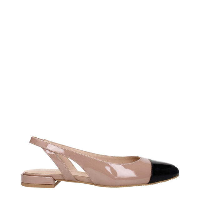 Stuart Weitzman Pink Leather Ballet Flats - Hilstor