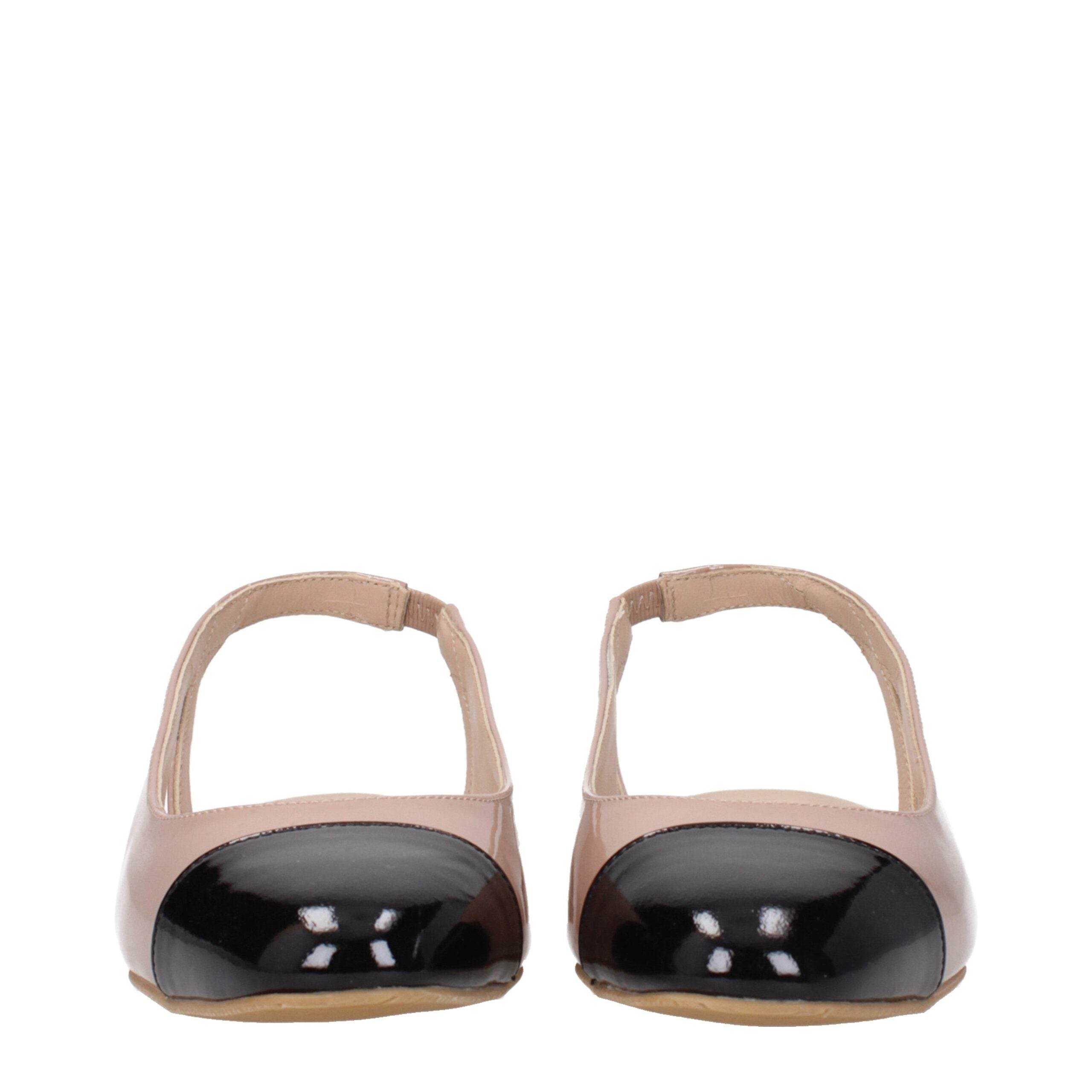 Stuart Weitzman Pink Leather Ballet Flats - Hilstor