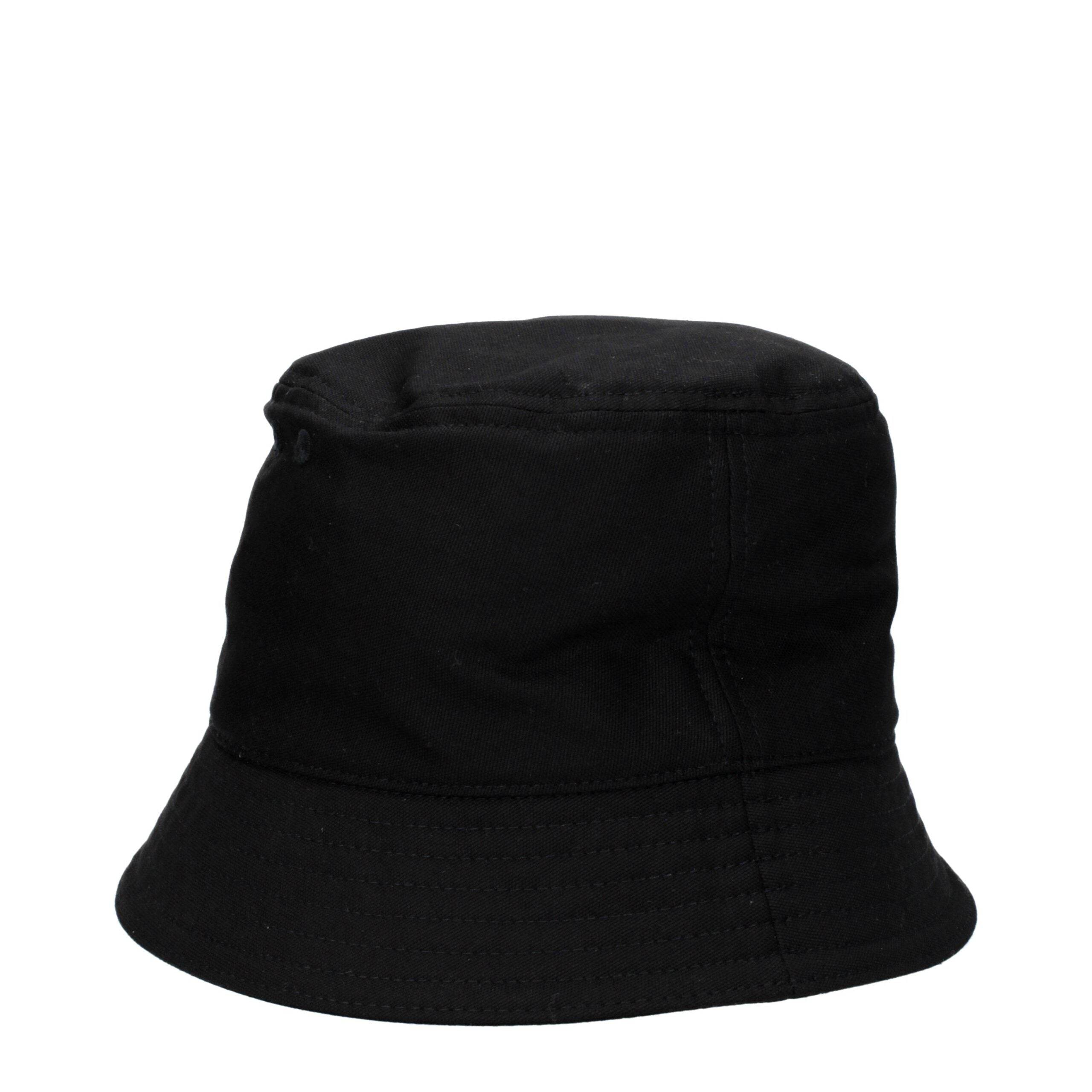 Valentino Garavani Black Cotton Bucket Hats - Hilstor