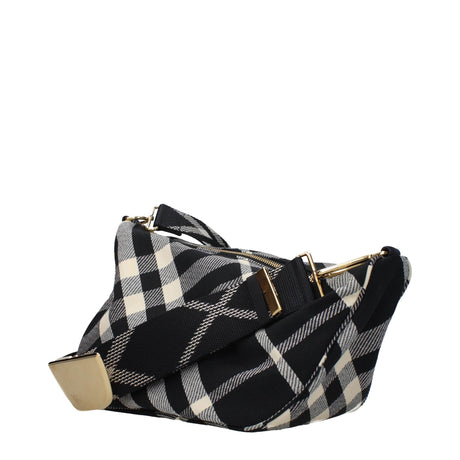 Burberry Black Fabric Crossbody Bags - Hilstor