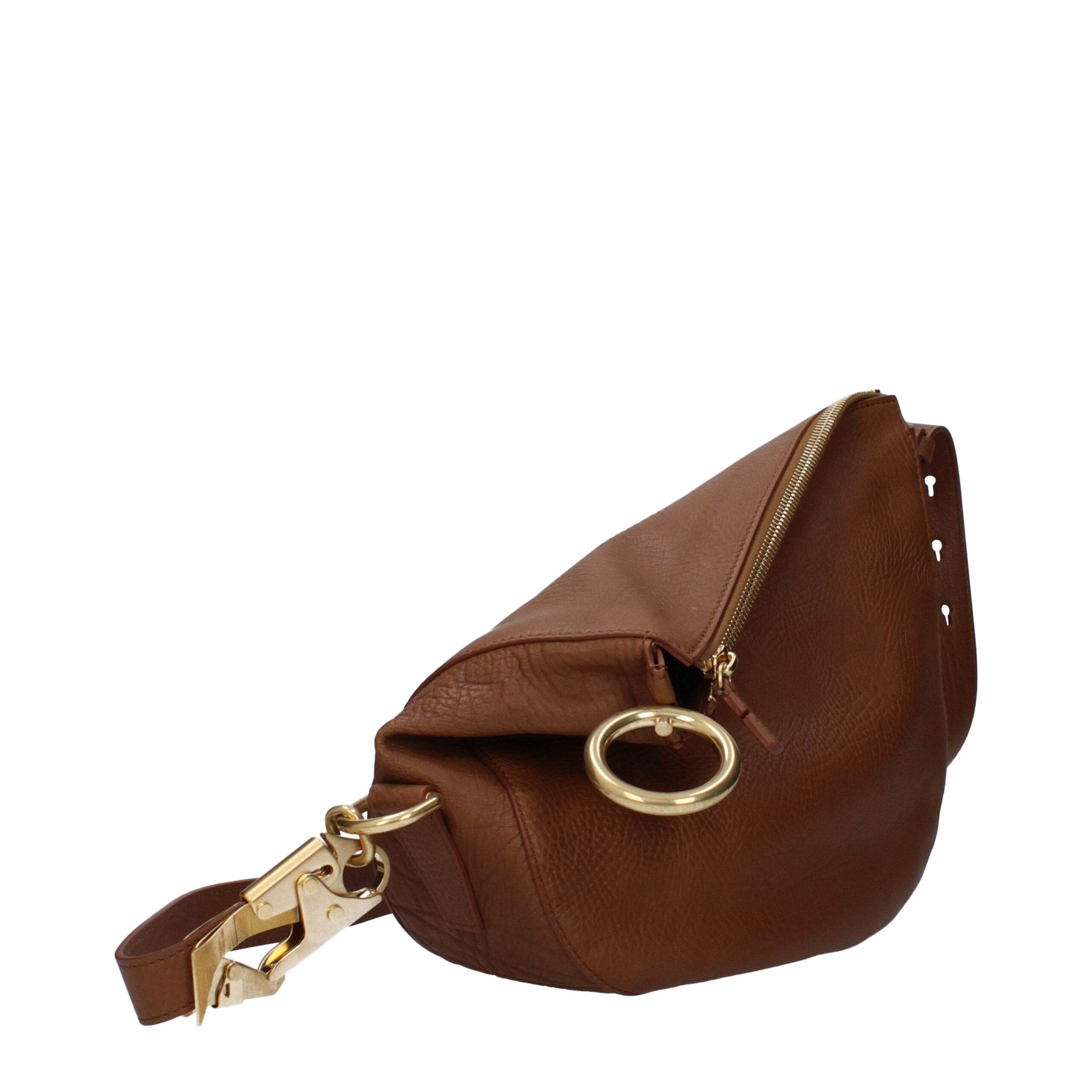 Burberry Brown Leather Crossbody Bags - Hilstor