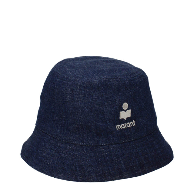 Isabel Marant Blue Cotton Bucket Hats - Hilstor